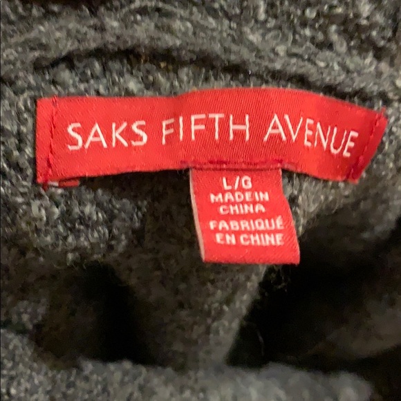 Sale 🌷 Saks Fifth Avenue Gray Sweater - Picture 5 of 5